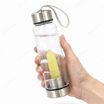 Citrine Crystal Bottle