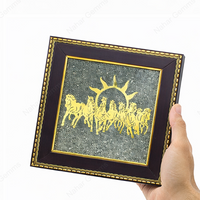 7 Horses on Raw Pyrite Frame