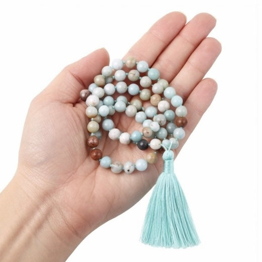Amazonite Multi Color Mala