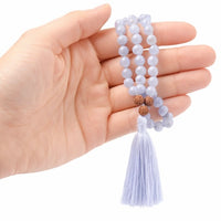 Blue Lace Agate Mala