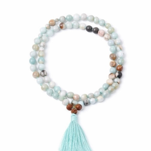 Amazonite Multi Color Mala