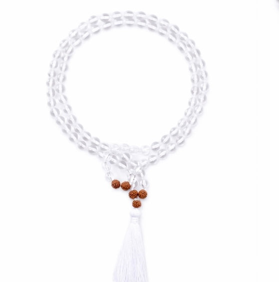 Clear Quartz Mala