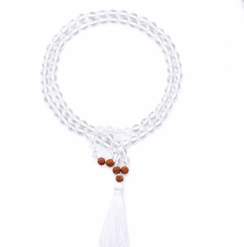 Clear Quartz Mala