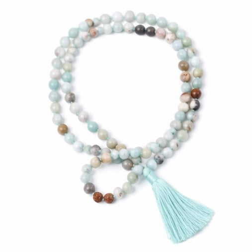 Amazonite Multi Color Mala
