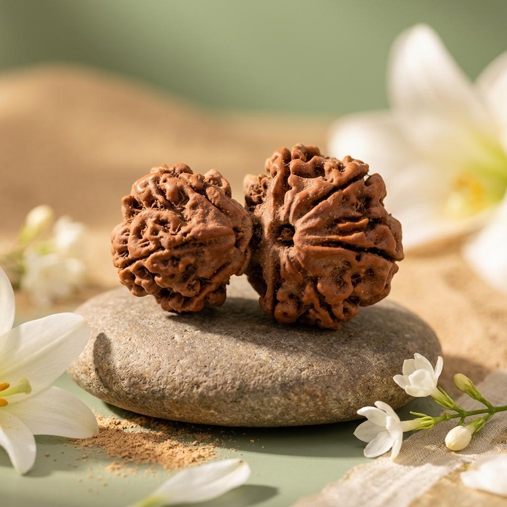Natural Garbh Gauri Shankar Rudraksha