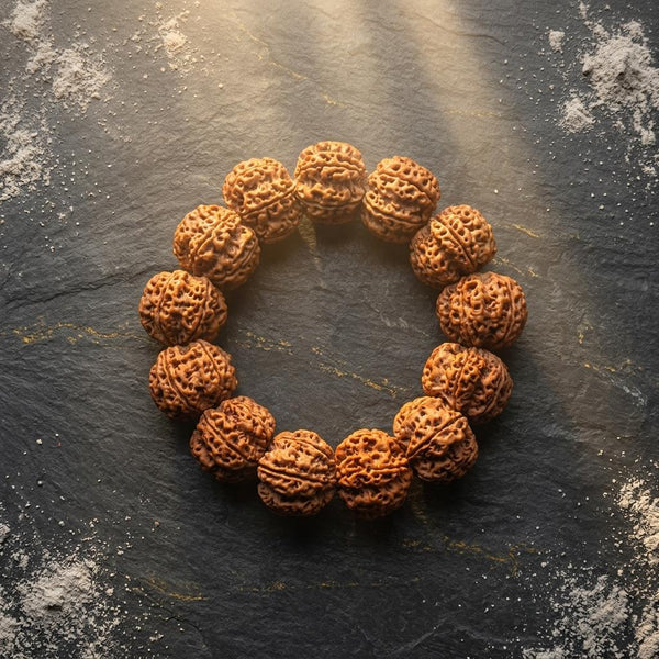 Natural 5 Mukhi Rudraksha Bracelet (Nepali)