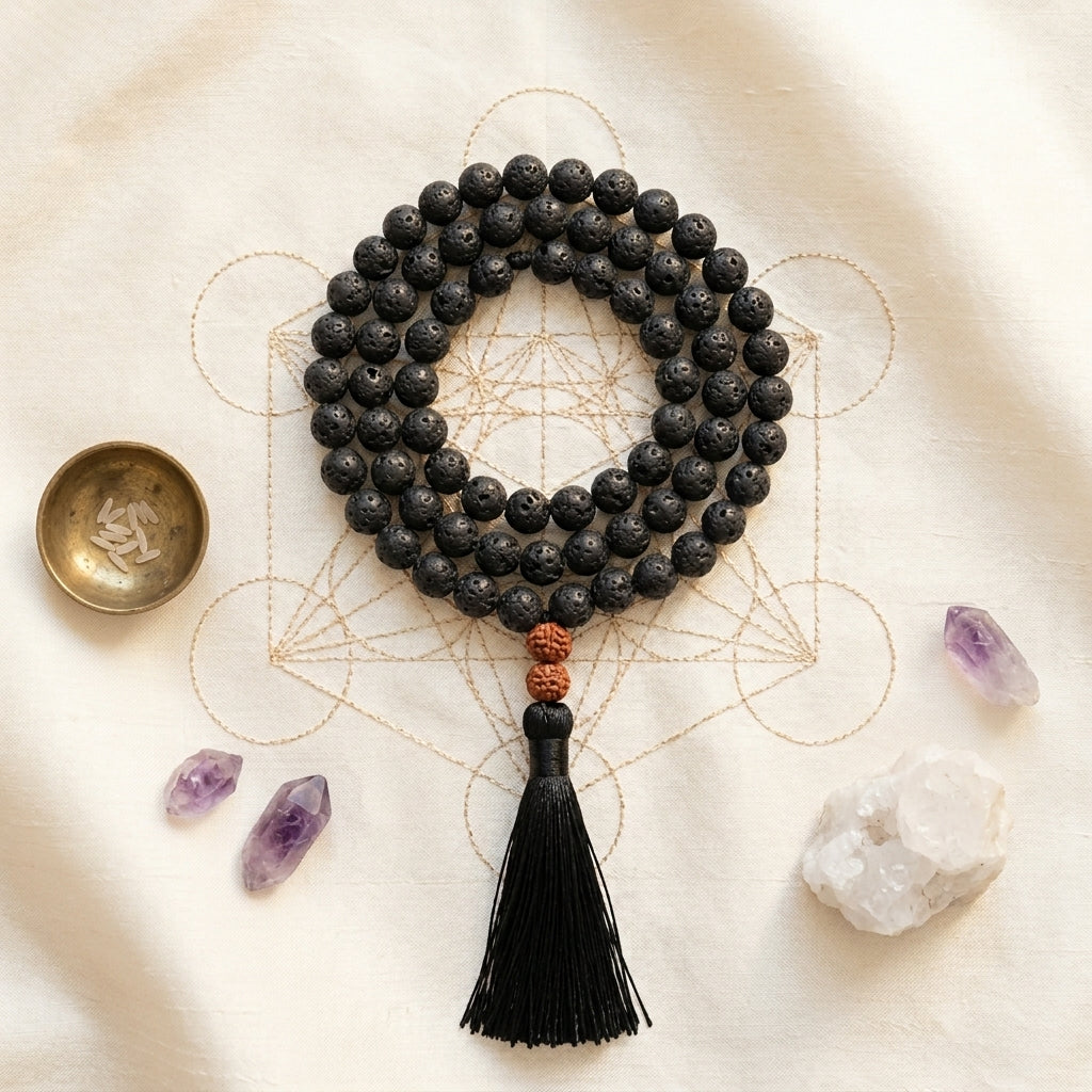 Lava Stone Mala