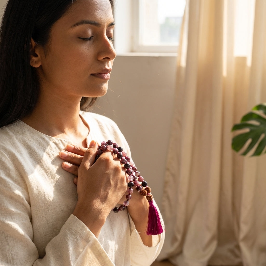 Tourmaline Mala