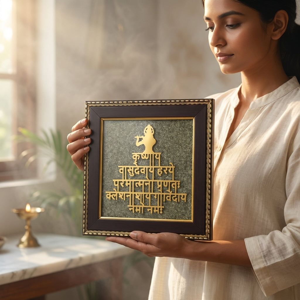 Shree Krishna Maha Mantra Frame