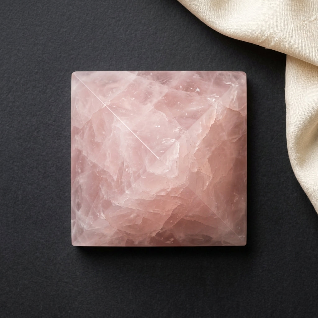 Rose Quartz Pyramid