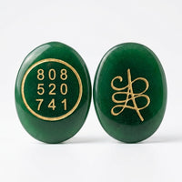 Green Jade Zibu Coin Symbol