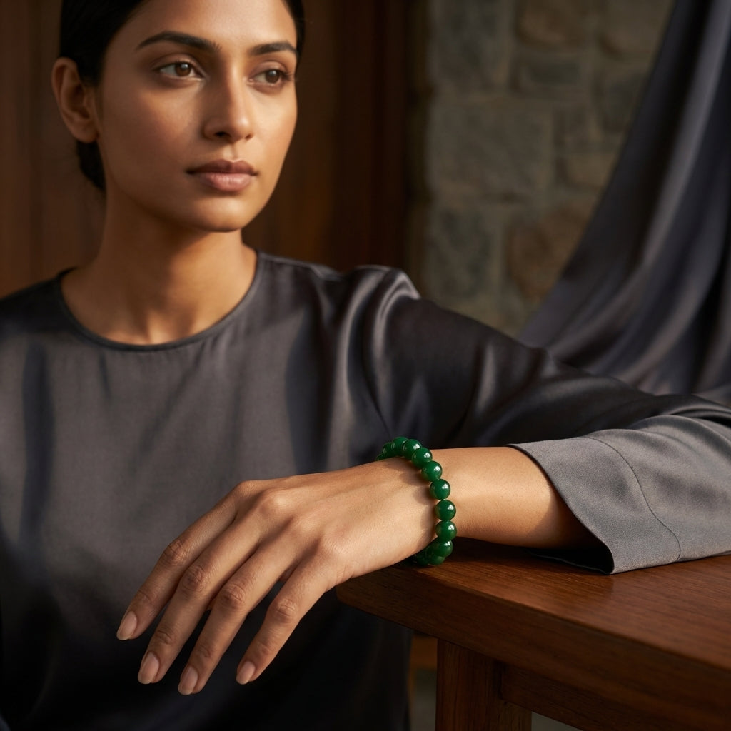 Green Jade  Bracelet