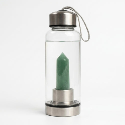 Aventurine Crystal Bottle