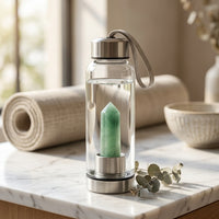 Aventurine Crystal Bottle