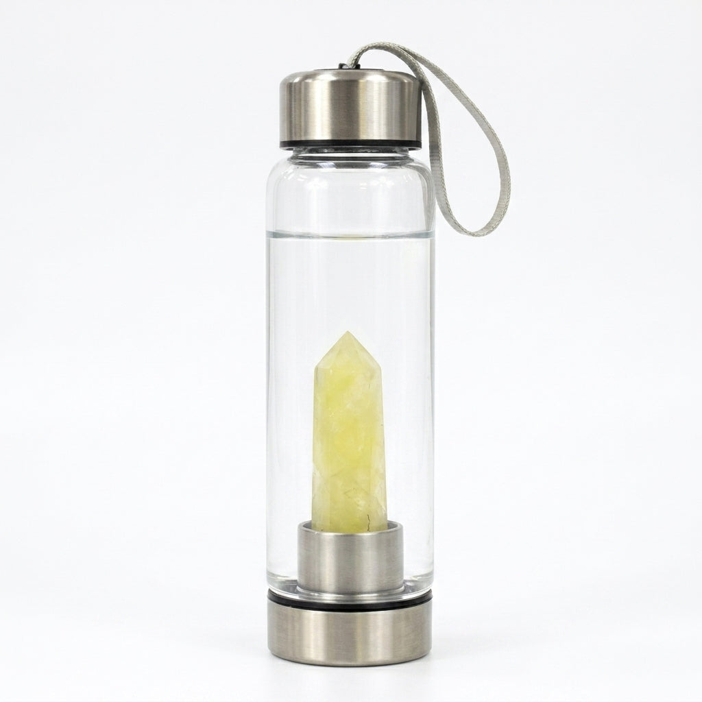 Citrine Crystal Bottle