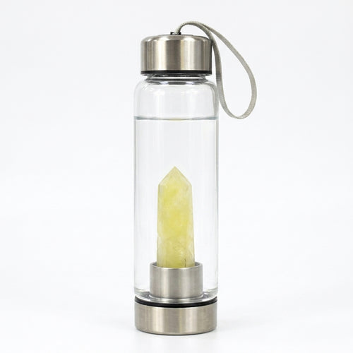 Citrine Crystal Bottle