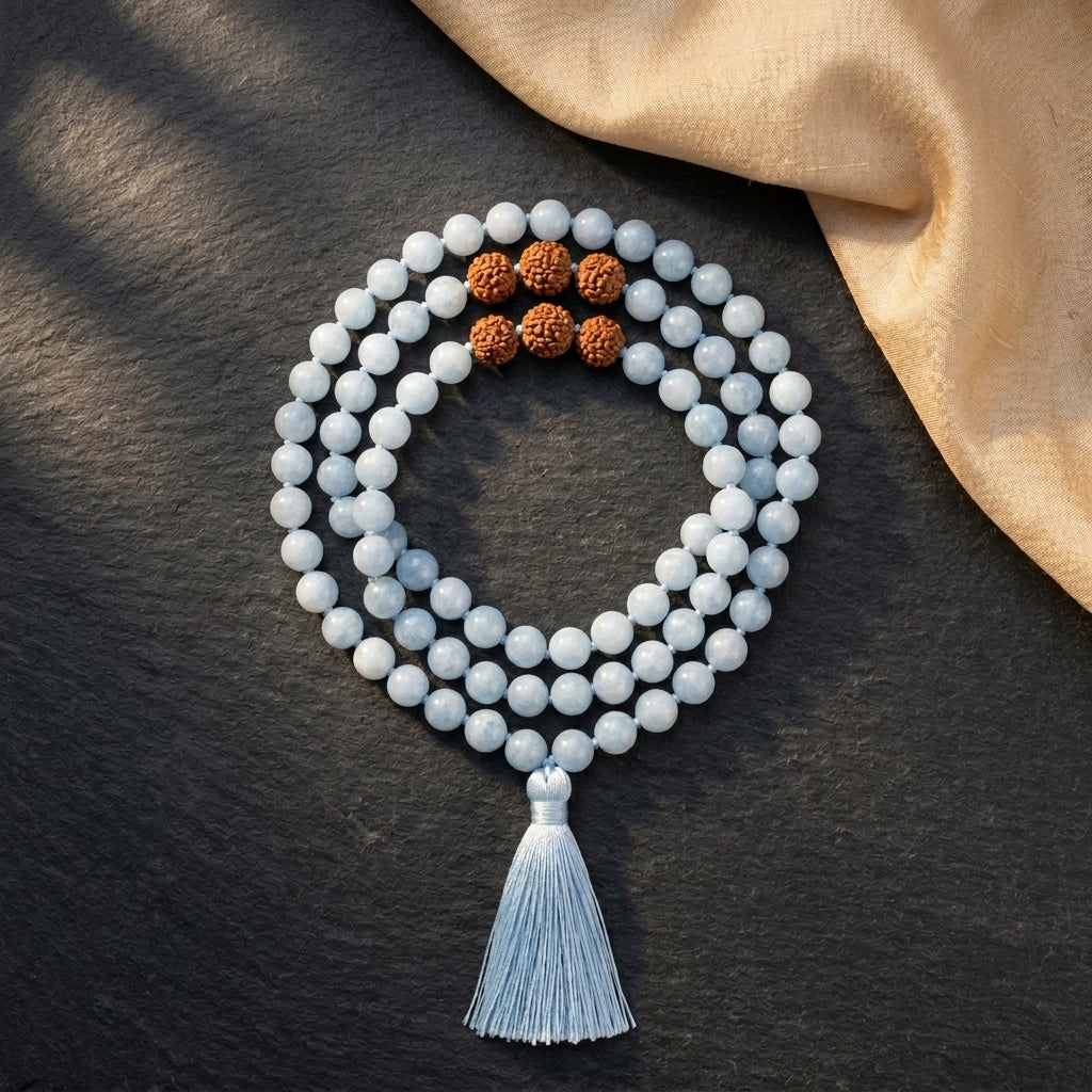 Aquamarine Mala