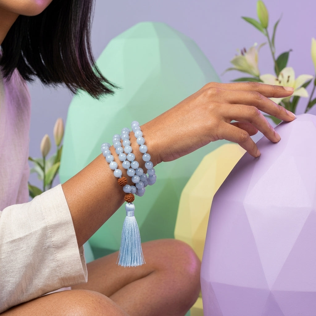 Aquamarine Mala