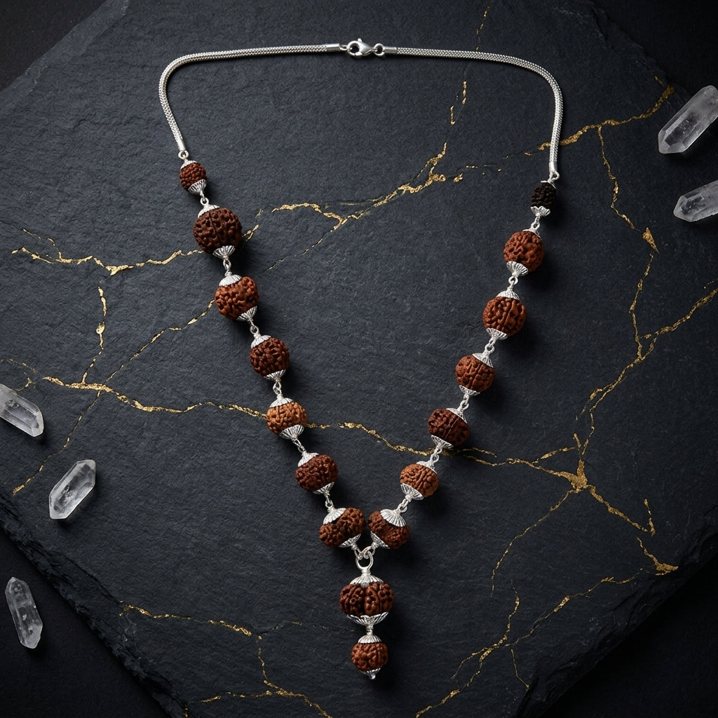 1-14 Mukhi Rudraksha Mala (Siddha Mala)