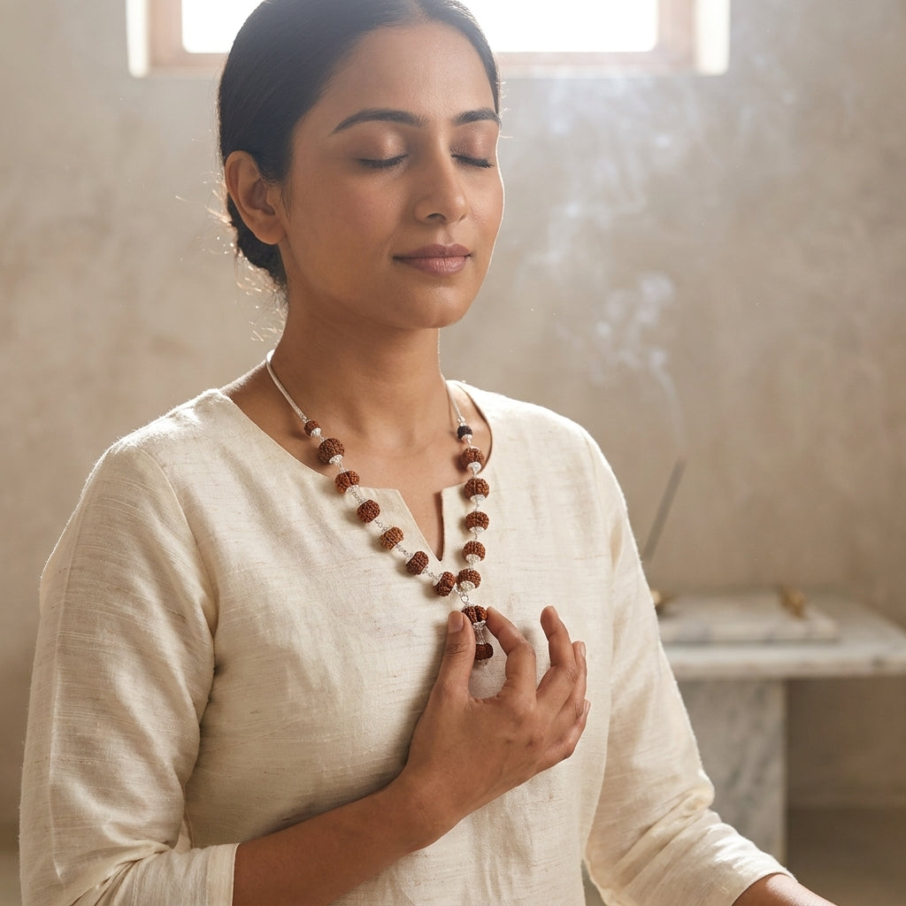1-14 Mukhi Rudraksha Mala (Siddha Mala)