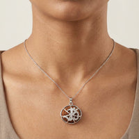 Luxury Rudraksha Om Pendant (Silver)