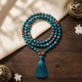 Blue Apatite Mala