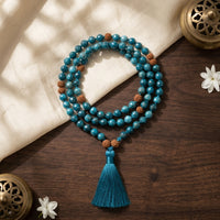 Blue Apatite Mala