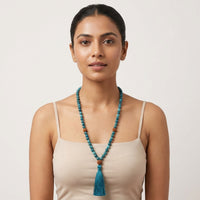 Blue Apatite Mala