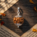 Rudraksha with capping (Silver)