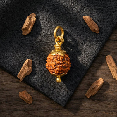 Rudraksha Pendant Made With Five Elements