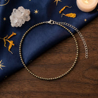 Pyrite anklet