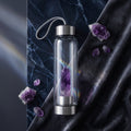 Amethyst crystal bottle
