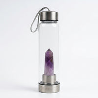 Amethyst crystal bottle