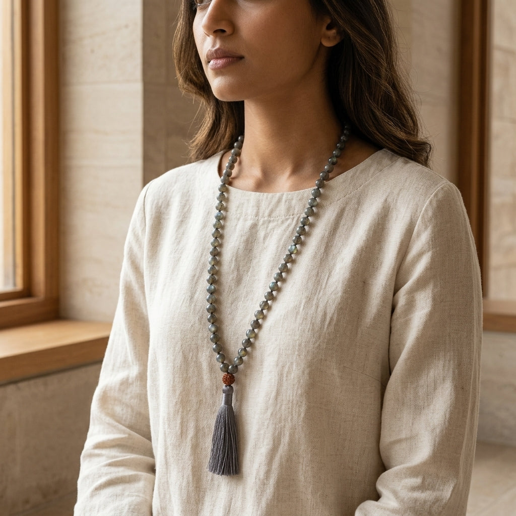 Labradorite Mala