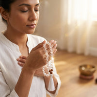 Clear Quartz Mala