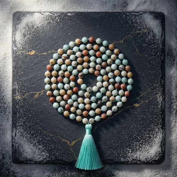 Amazonite Multi Color Mala