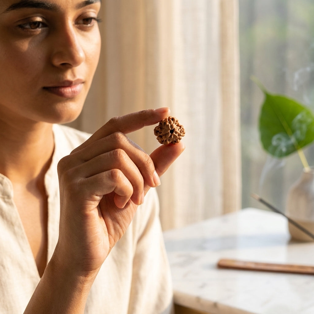 Natural 3 Mukhi Rudraksha (Nepali)