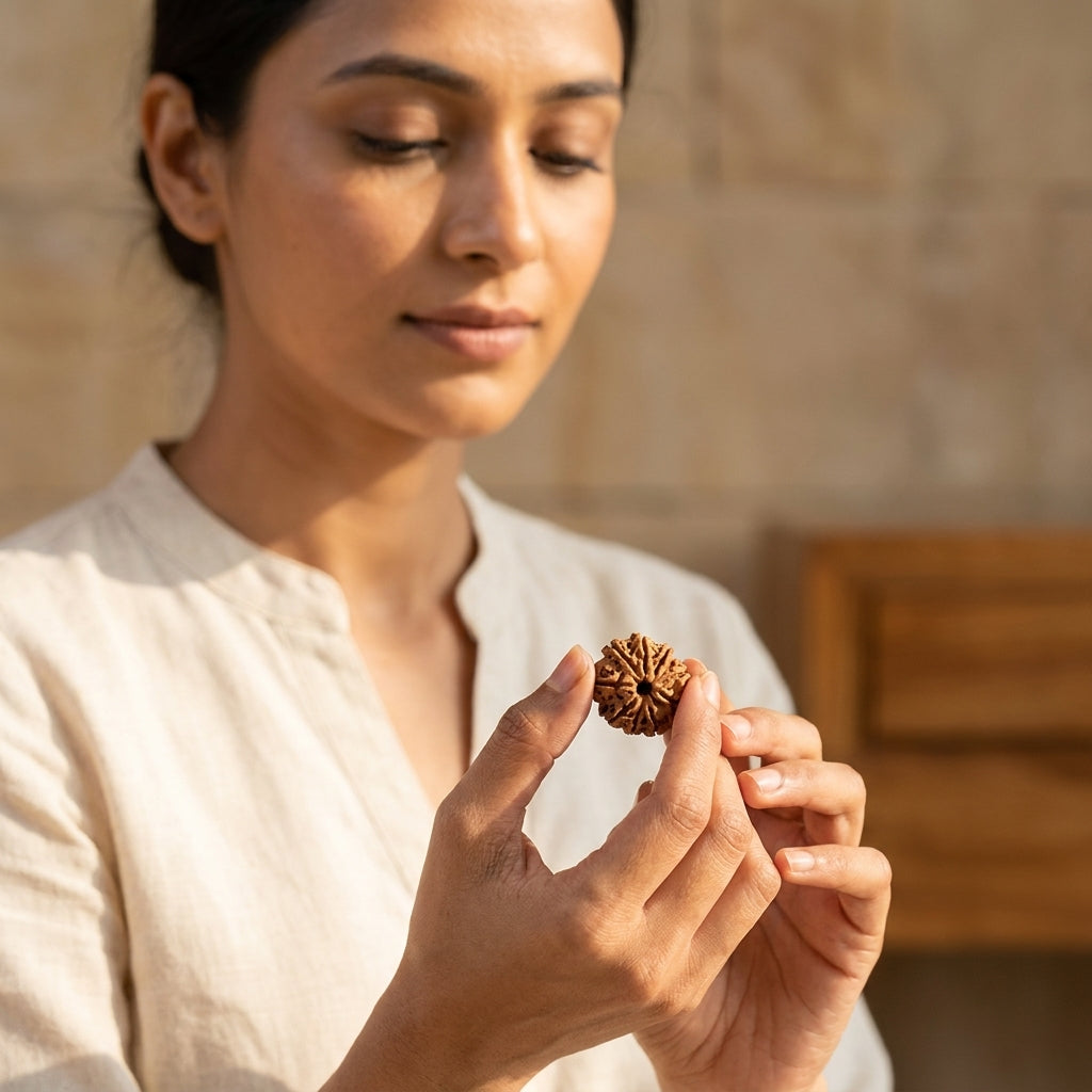 Natural 9 Mukhi Rudraksha (Nepali)